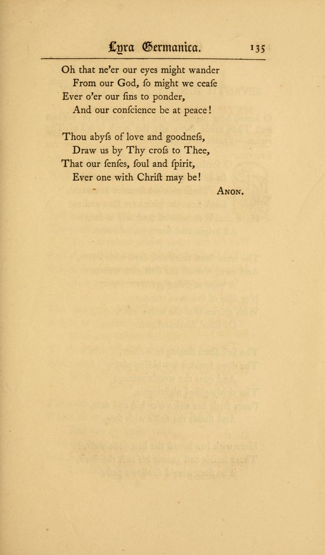 Lyra Germanica: hymns for the Sundays and chief festivals of the Christian year page 135