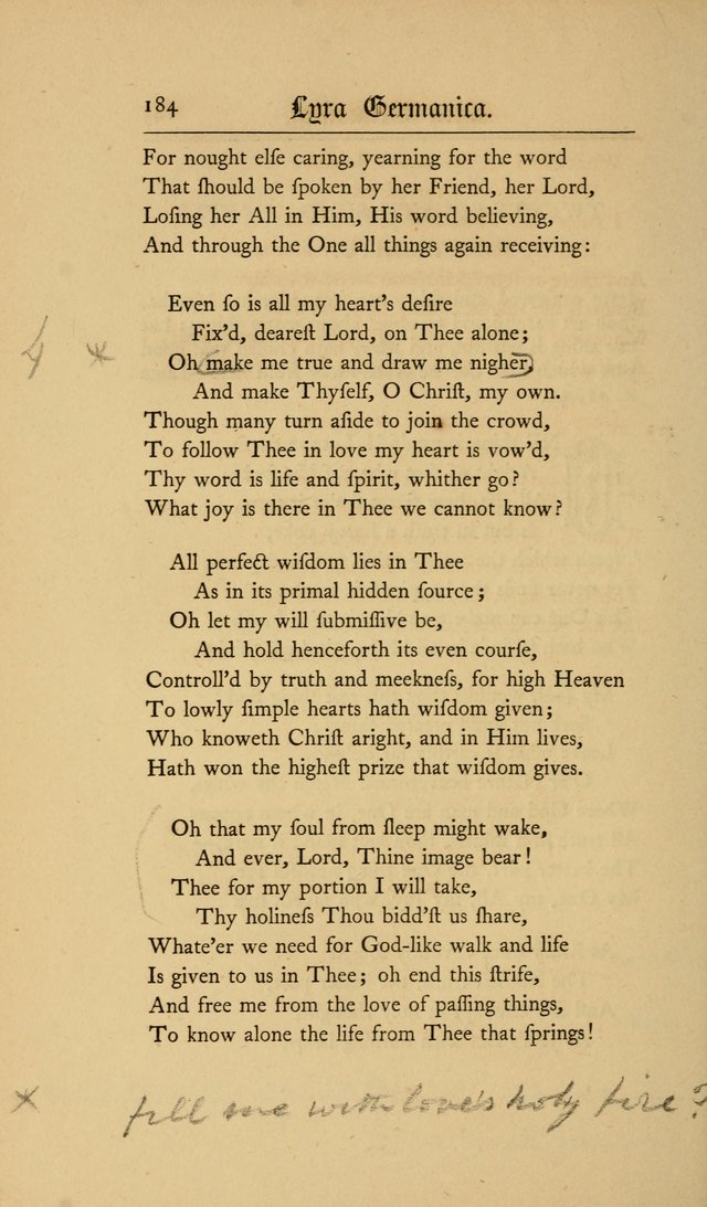 Lyra Germanica: hymns for the Sundays and chief festivals of the Christian year page 184