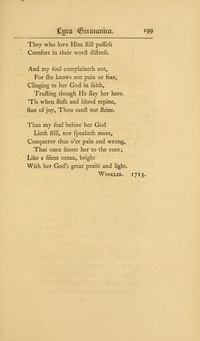 Lyra Germanica: hymns for the Sundays and chief festivals of the Christian year page 199