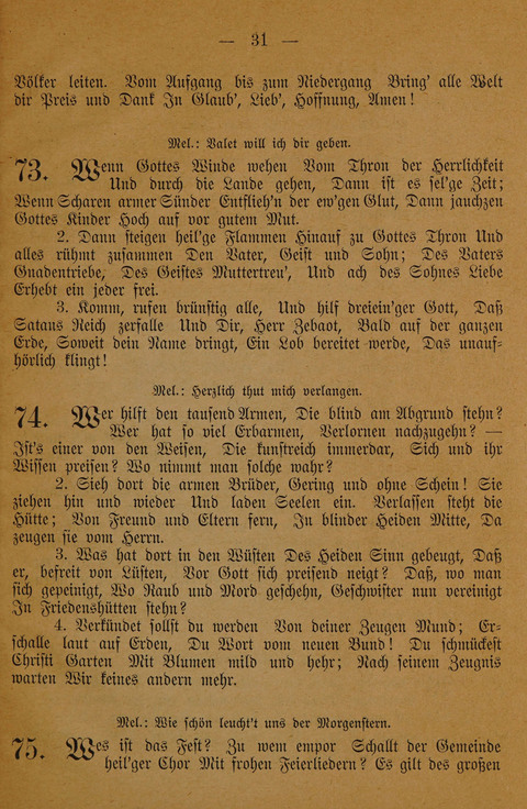 Lieder zum Gebrauch für Missionsgottesdienste page 29