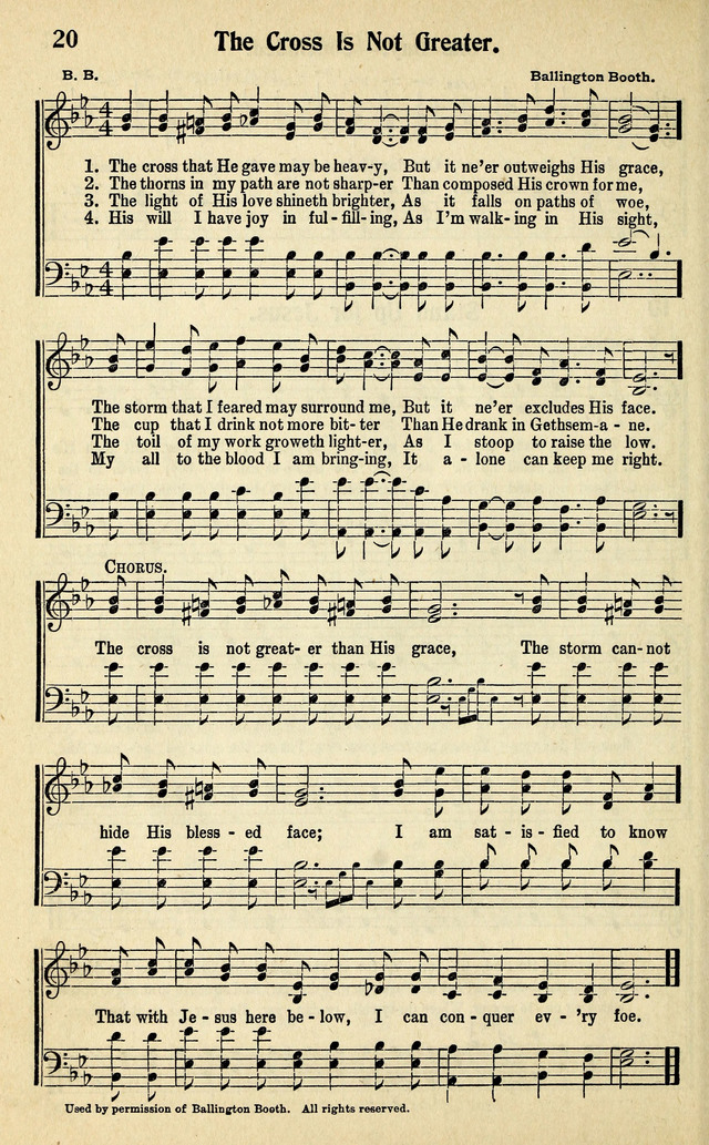 Living Gospel Songs and Choruses page 20