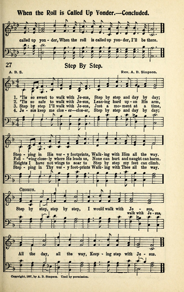 Living Gospel Songs and Choruses page 27