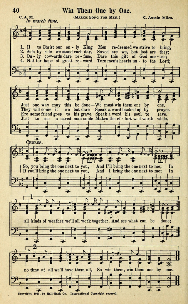 Living Gospel Songs and Choruses page 40