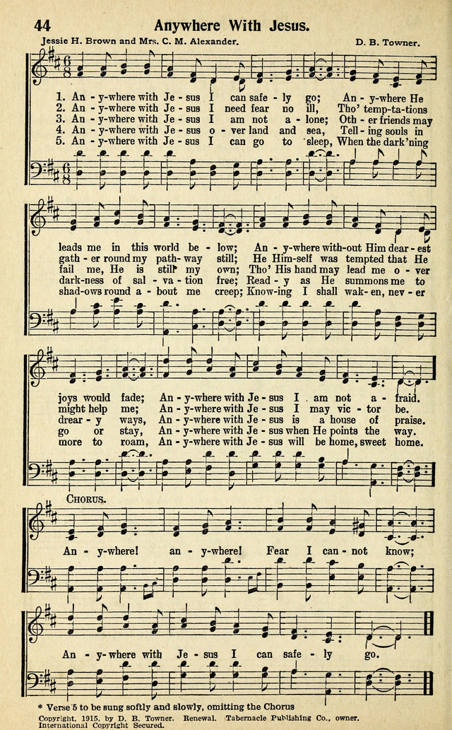 Living Gospel Songs and Choruses page 44