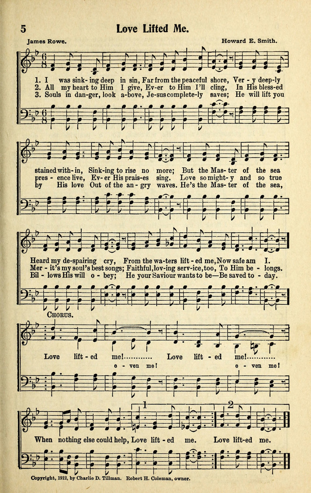 Living Gospel Songs and Choruses page 5
