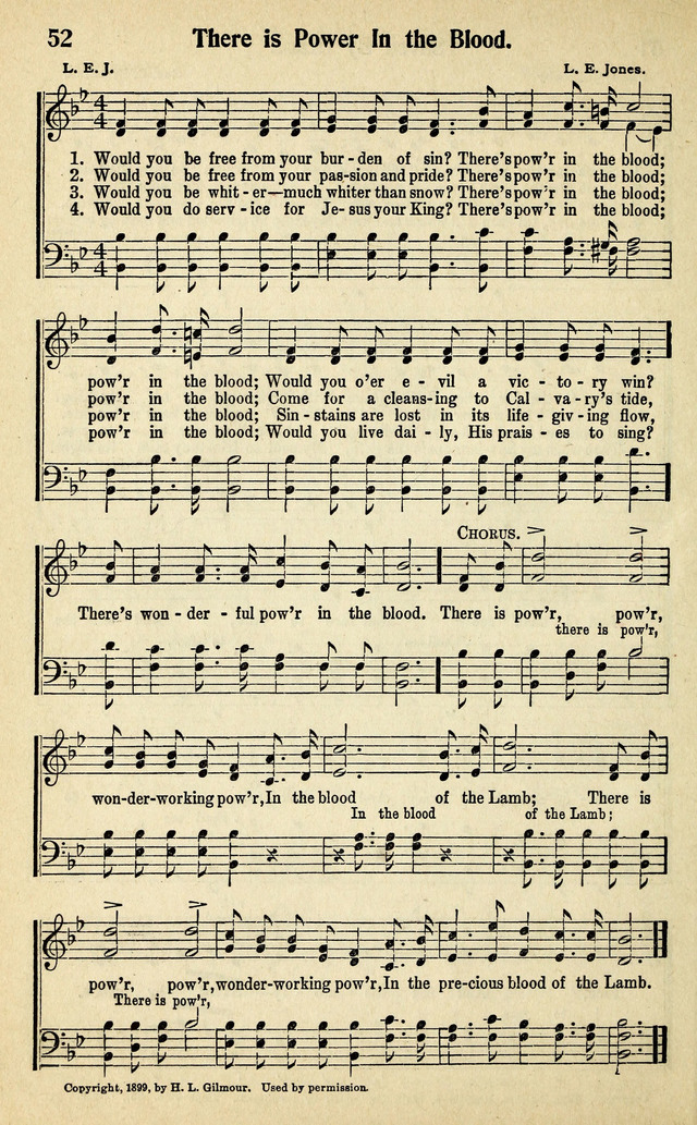 Living Gospel Songs and Choruses page 52
