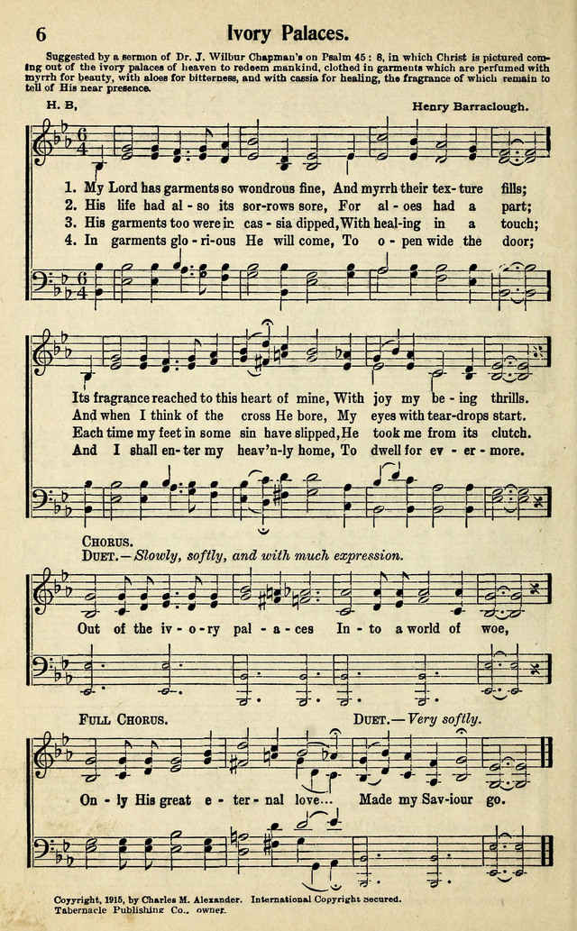 Living Gospel Songs and Choruses page 6