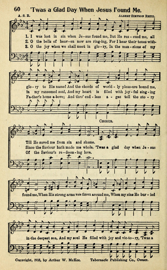 Living Gospel Songs and Choruses page 60