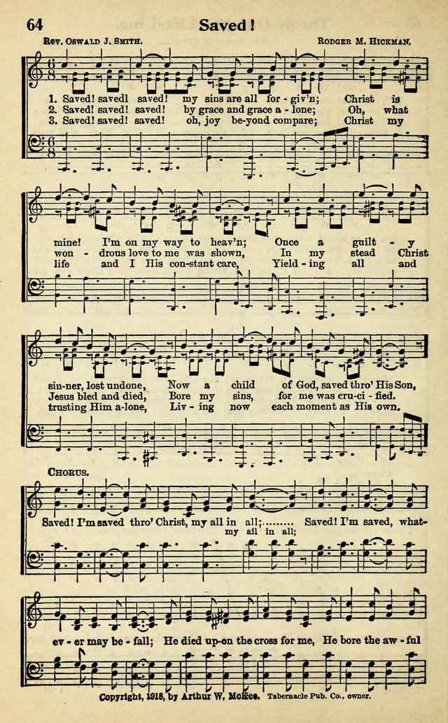 Living Gospel Songs and Choruses page 64