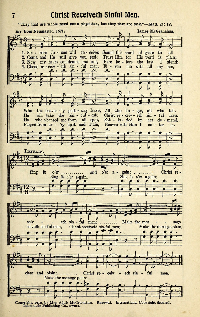 Living Gospel Songs and Choruses page 7