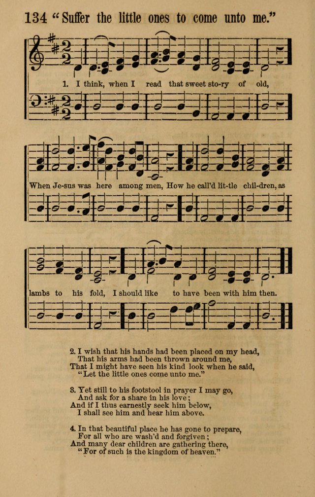 Linden Harp: a rare collection of popular melodies adapted to sacred and moral songs, original and selected. Illustrated. Also a manual of... page 134