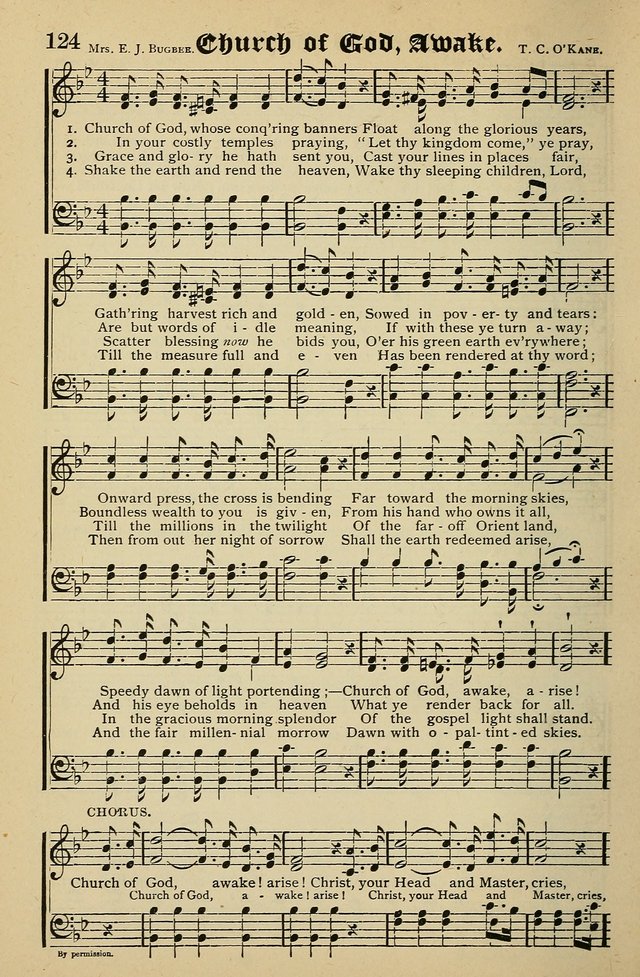 Living Hymns: for use in the Sabbath School, Christian Endeavor Meetings, the church & home page 124