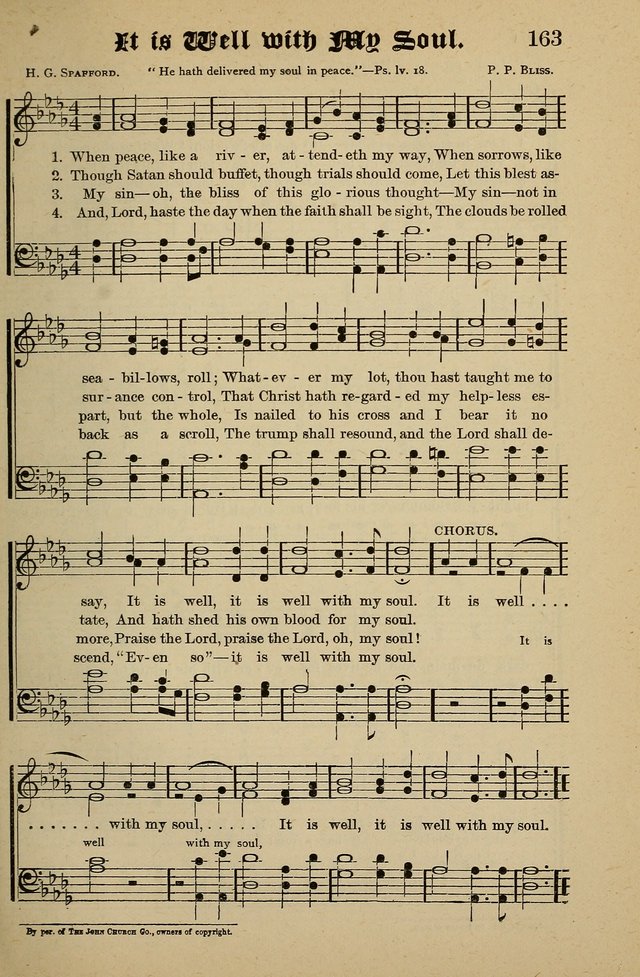 Living Hymns: for use in the Sabbath School, Christian Endeavor Meetings, the church & home page 163