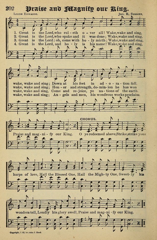 Living Hymns: for use in the Sabbath School, Christian Endeavor Meetings, the church & home page 202