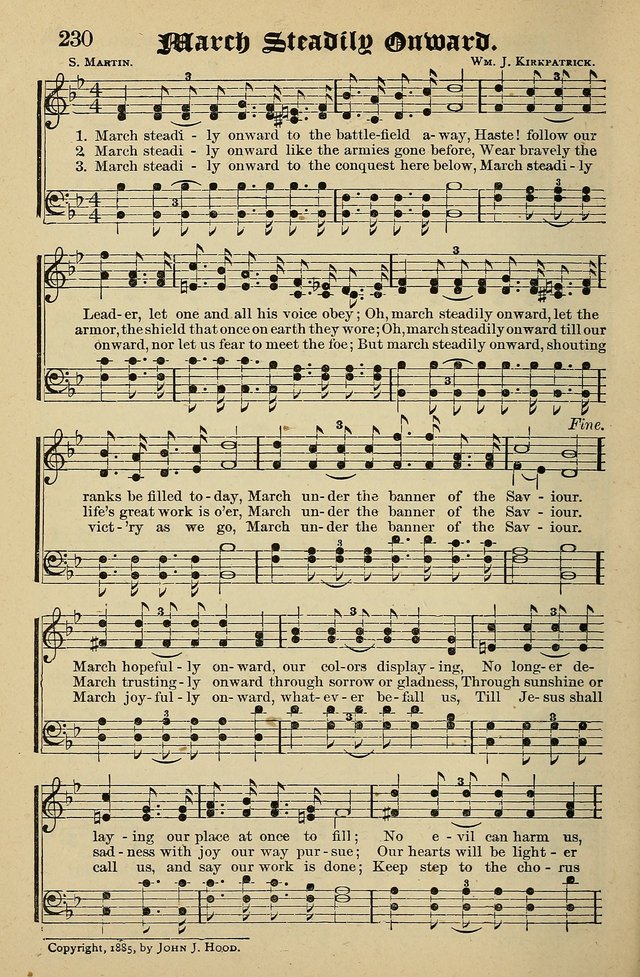 Living Hymns: for use in the Sabbath School, Christian Endeavor Meetings, the church & home page 230
