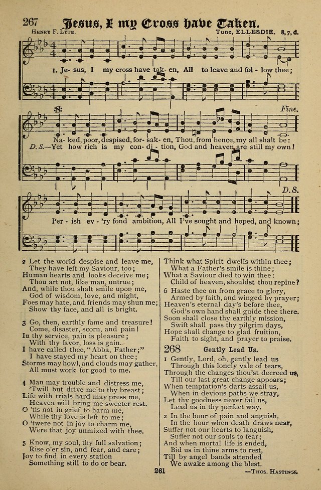 Living Hymns: for use in the Sabbath School, Christian Endeavor Meetings, the church & home page 261