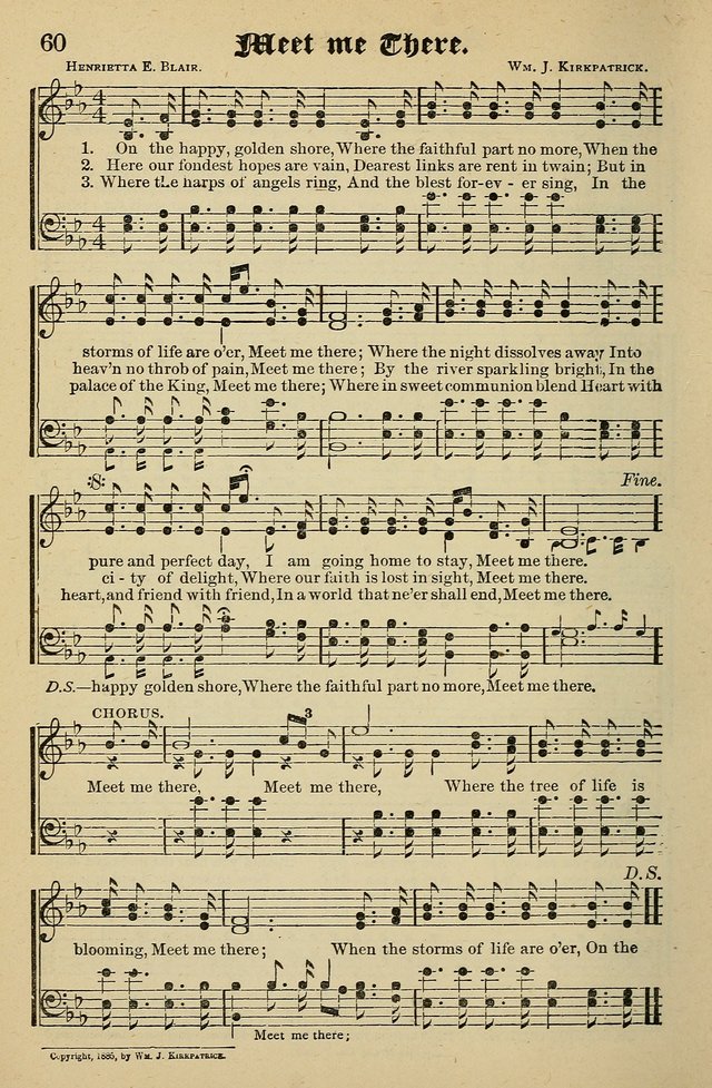 Living Hymns: for use in the Sabbath School, Christian Endeavor Meetings, the church & home page 60