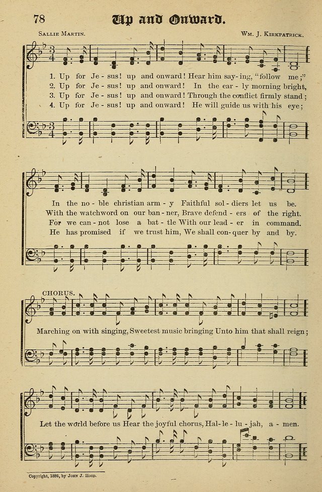 Living Hymns: for use in the Sabbath School, Christian Endeavor Meetings, the church & home page 78