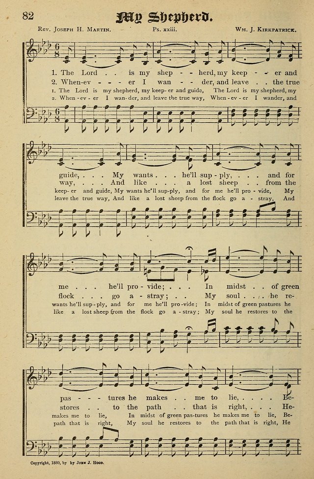 Living Hymns: for use in the Sabbath School, Christian Endeavor Meetings, the church & home page 82