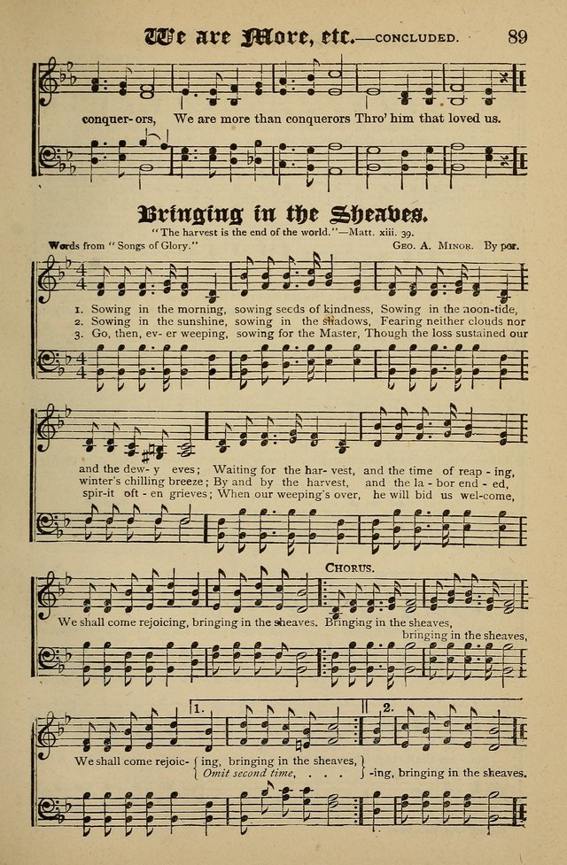 Living Hymns: for use in the Sabbath School, Christian Endeavor Meetings, the church & home page 89