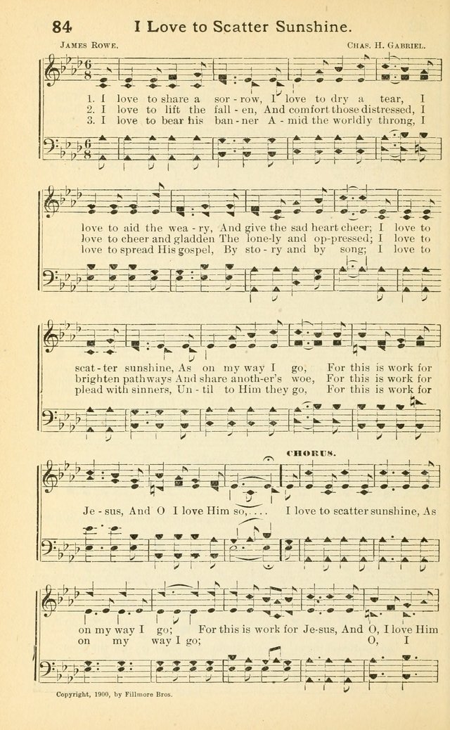 Lasting Hymns: a collection of songs specially designed for every department of worship and suitable for all services of the churches page 84