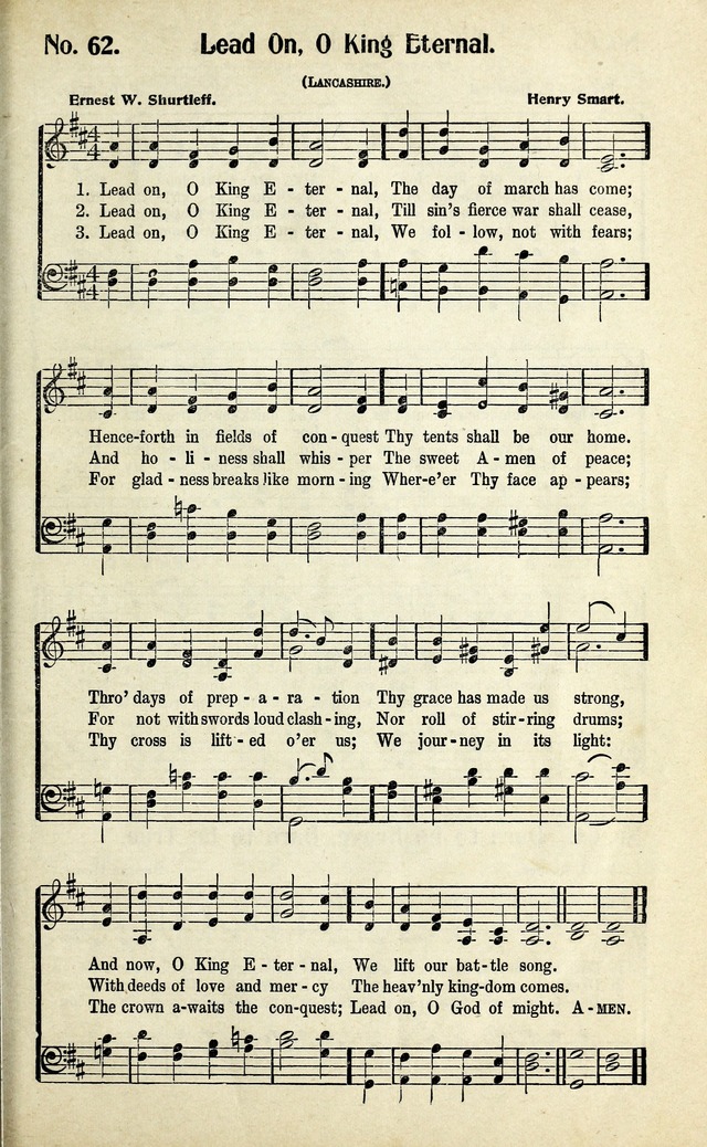 Living Hymns: the small hymnal: a book of worship and praise for the developing life page 57