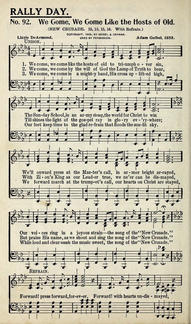 Living Hymns: the small hymnal: a book of worship and praise for the developing life page 84