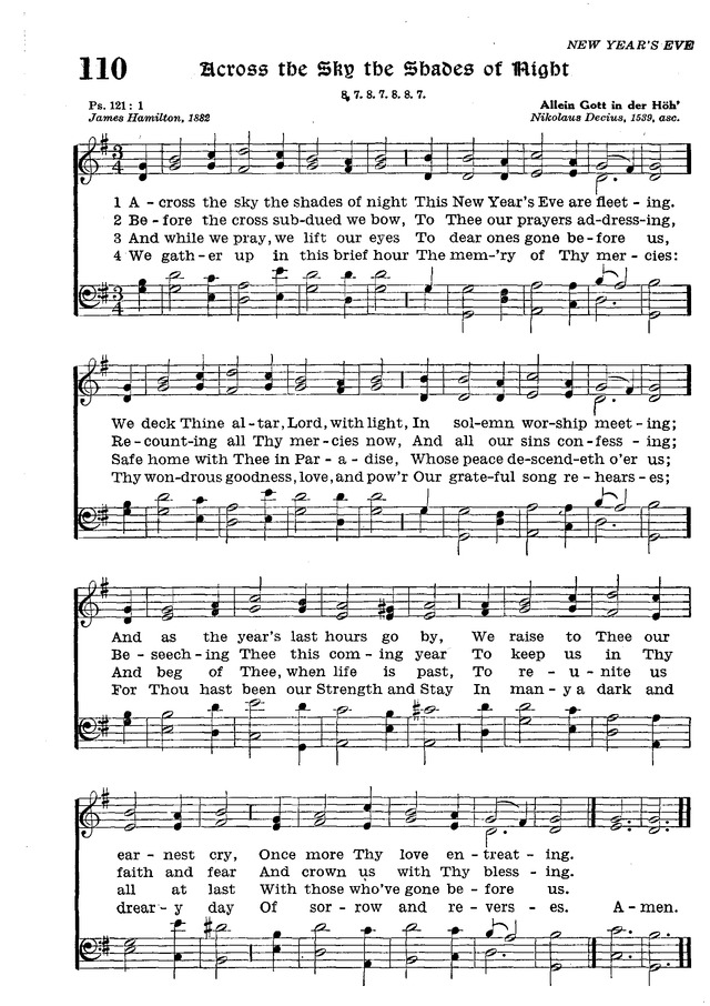 The Lutheran Hymnal page 288