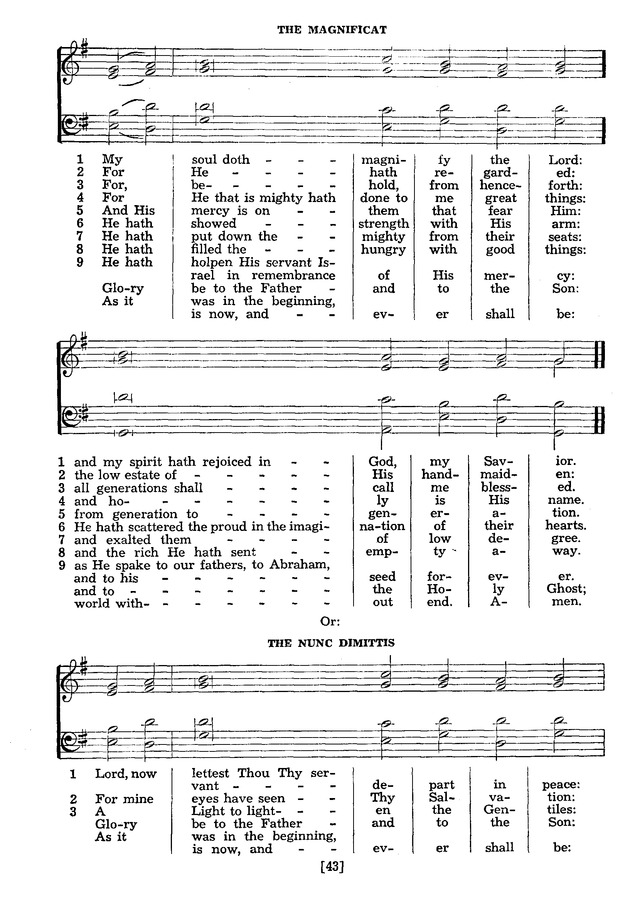 The Lutheran Hymnal page 43