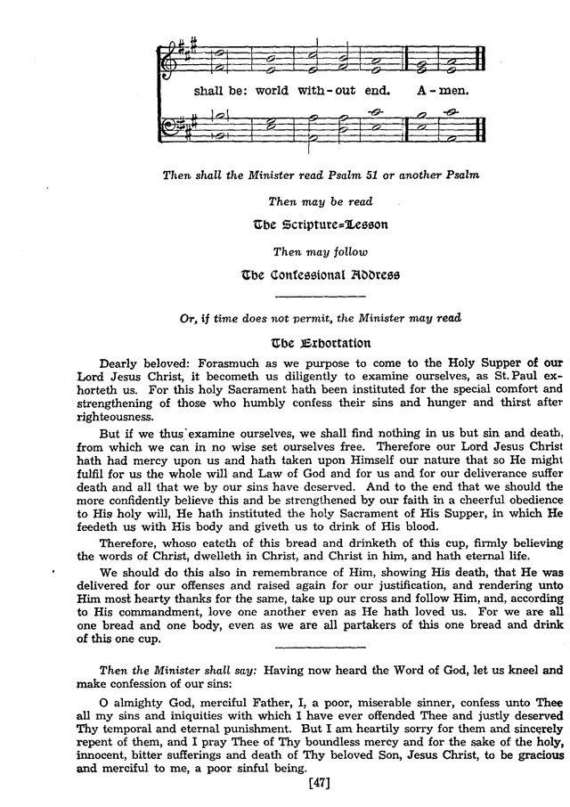 The Lutheran Hymnal page 47