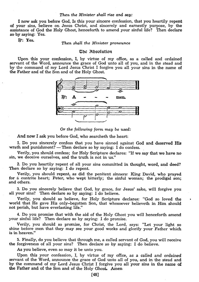 The Lutheran Hymnal page 48