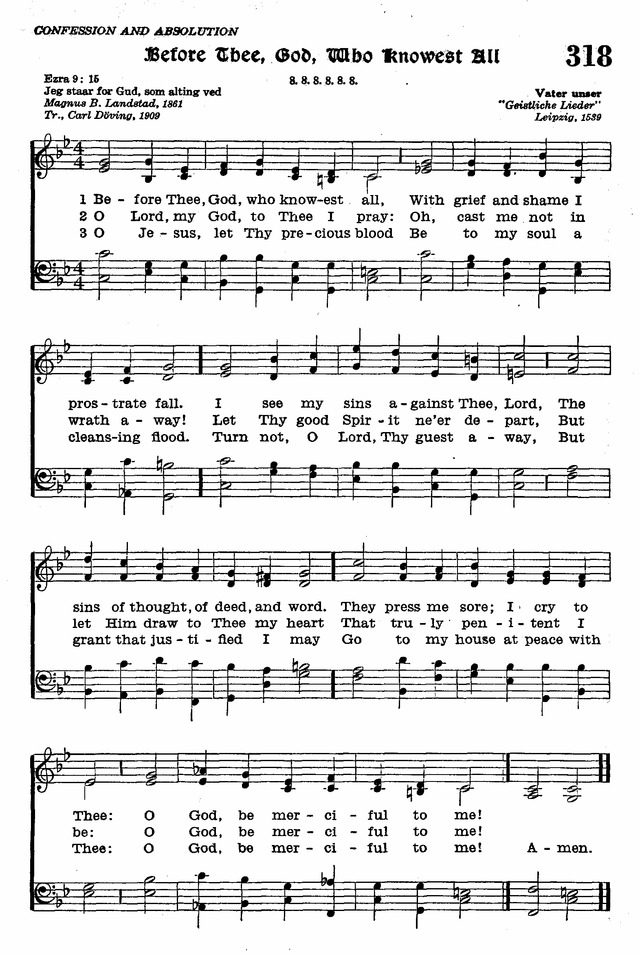 The Lutheran Hymnal page 499