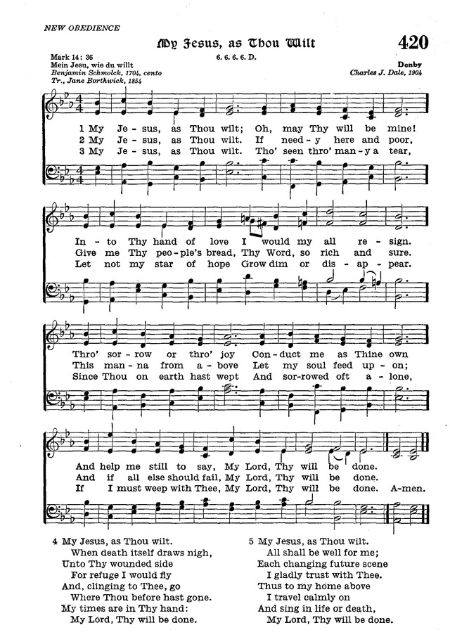 The Lutheran Hymnal page 599
