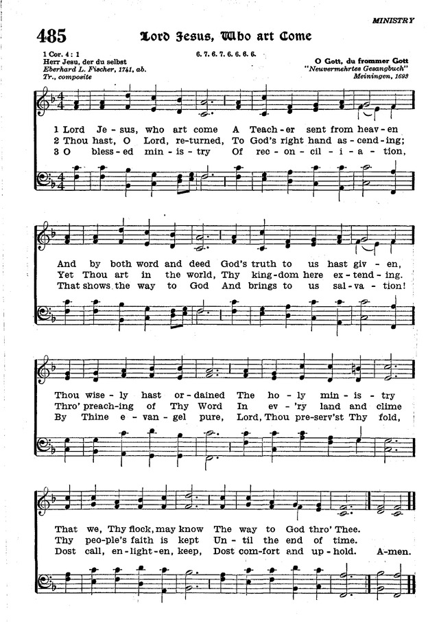 The Lutheran Hymnal page 660