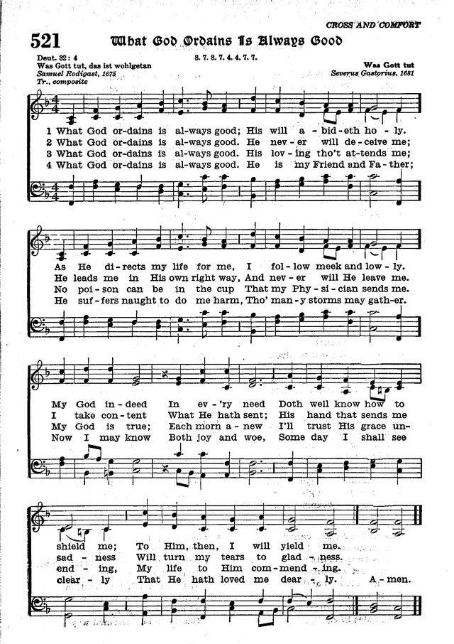 The Lutheran Hymnal page 694