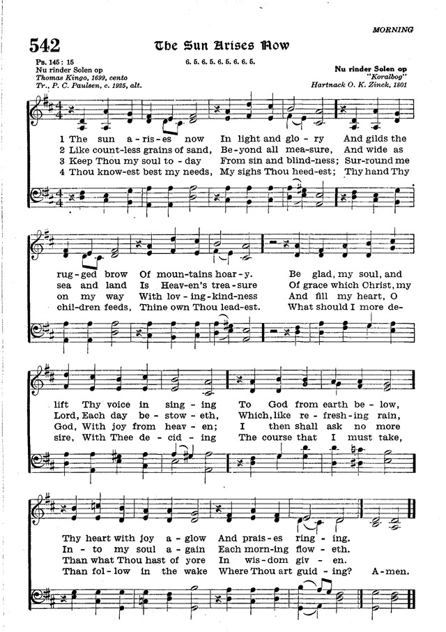 The Lutheran Hymnal page 714