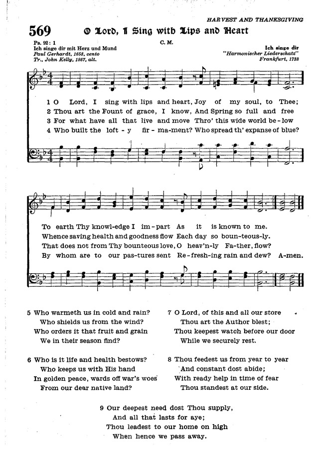The Lutheran Hymnal page 740
