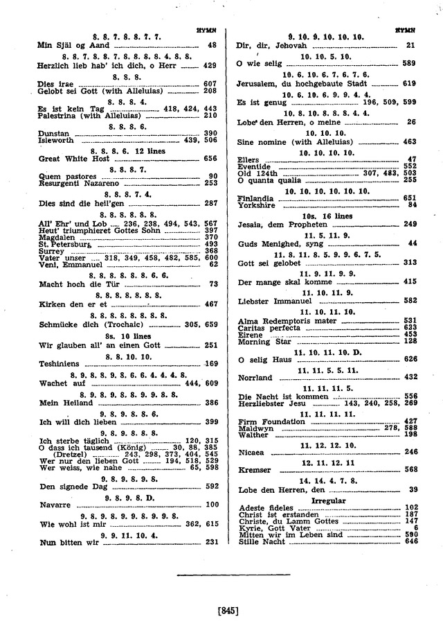 The Lutheran Hymnal page 845