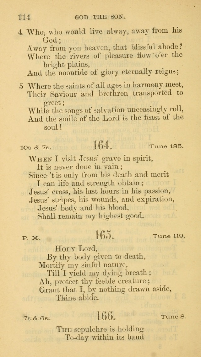 The Liturgy and Hymns of the American Province of the Unitas Fratrum page 190