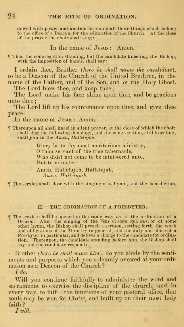 The Liturgy and Hymns of the American Province of the Unitas Fratrum page 24