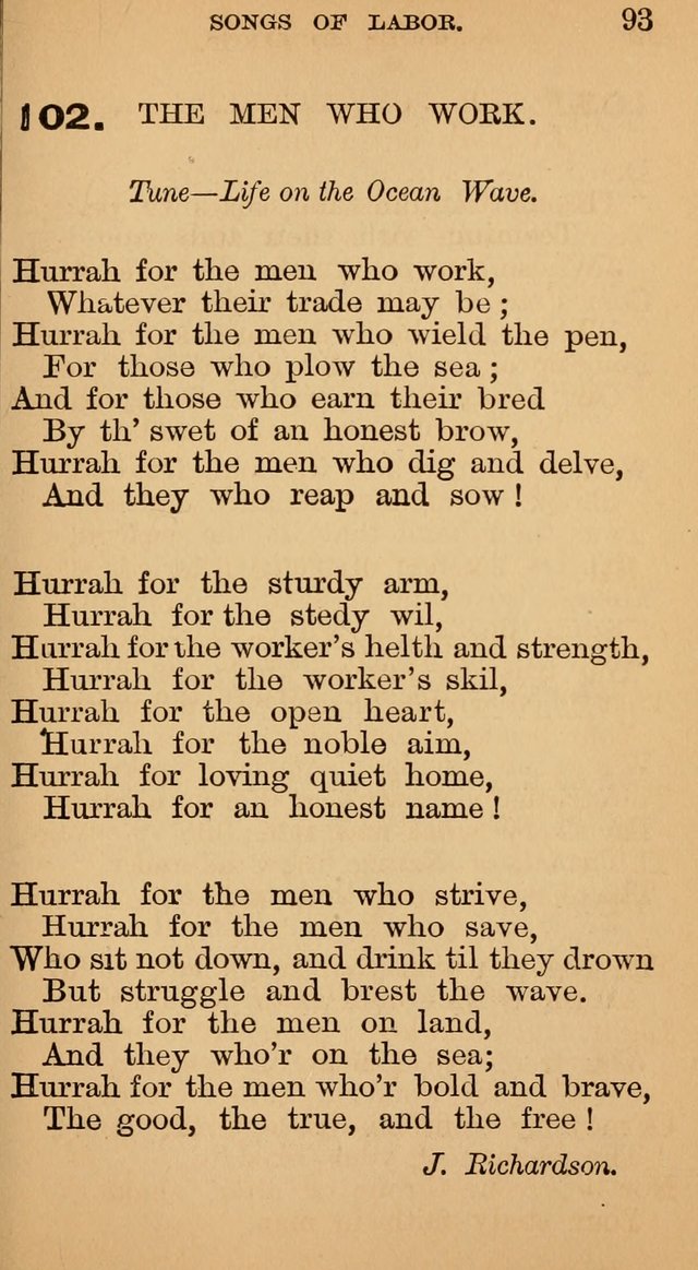 The Liberal Hymn Book: a collection of liberal songs adapted to popular tunes. For use in liberal leagues and other meetings, and in liberal homes page 97