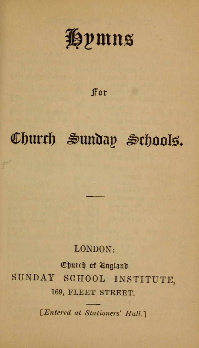 A Liturgy and Hymns for Church Sunday Schools page 20