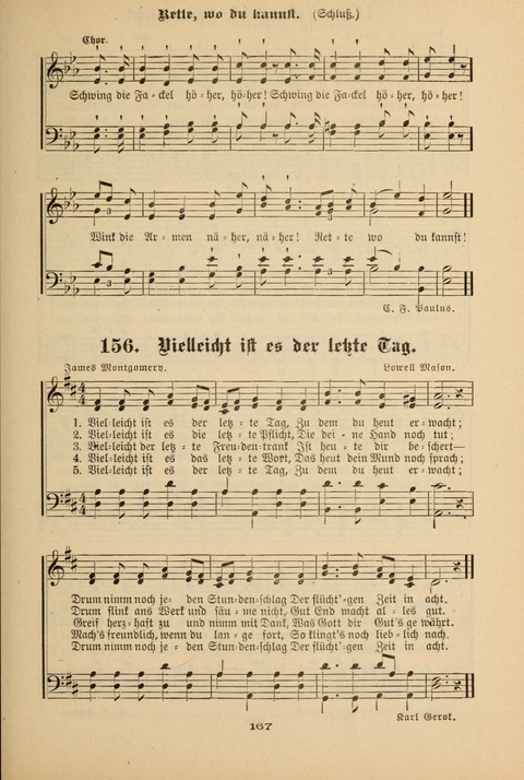 Lobe den Herrn!: eine Liedersammlung für die Sonntagschul- und Jugendwelt page 165