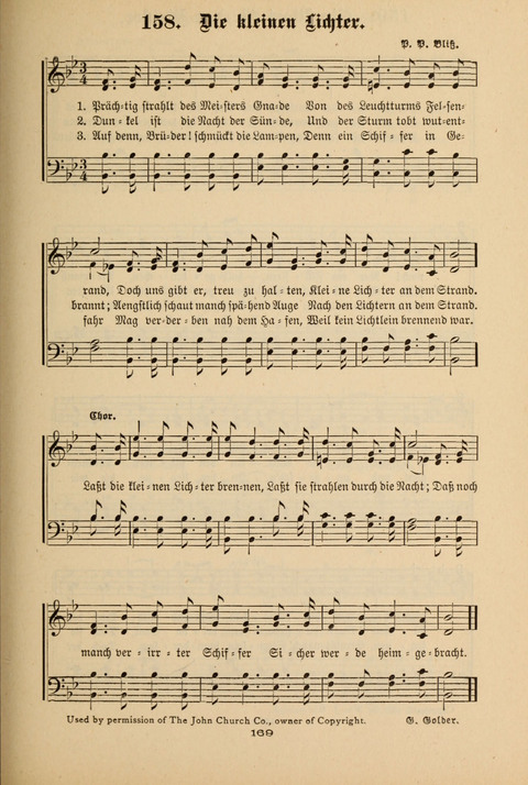 Lobe den Herrn!: eine Liedersammlung für die Sonntagschul- und Jugendwelt page 167