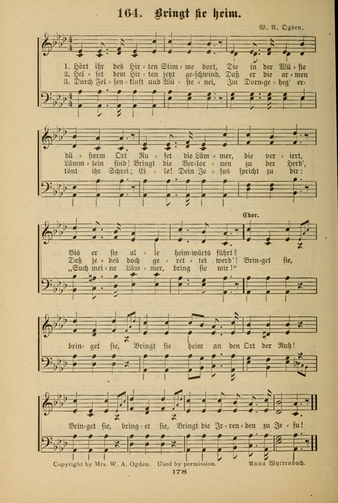 Lobe den Herrn!: eine Liedersammlung für die Sonntagschul- und Jugendwelt page 176