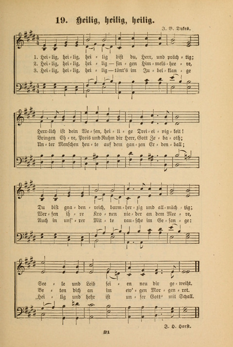 Lobe den Herrn!: eine Liedersammlung für die Sonntagschul- und Jugendwelt page 19
