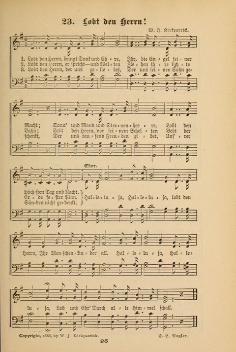 Lobe den Herrn!: eine Liedersammlung für die Sonntagschul- und Jugendwelt page 23