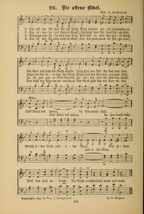 Lobe den Herrn!: eine Liedersammlung für die Sonntagschul- und Jugendwelt page 26