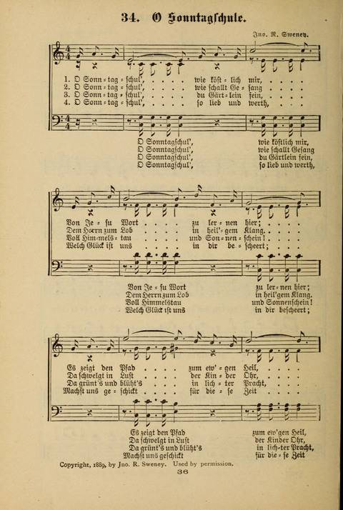Lobe den Herrn!: eine Liedersammlung für die Sonntagschul- und Jugendwelt page 34