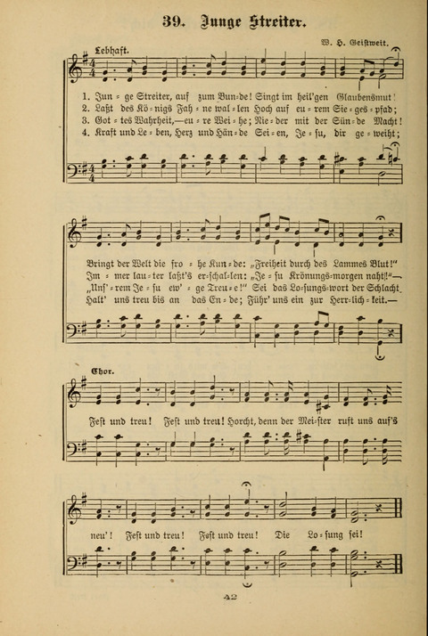 Lobe den Herrn!: eine Liedersammlung für die Sonntagschul- und Jugendwelt page 40